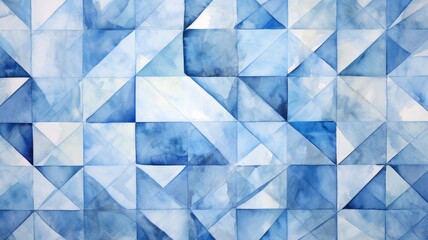 abstract triangular mosaic art background