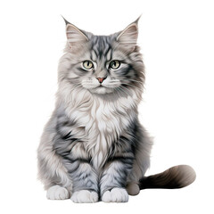 Obraz premium Bobtail cat Ai Generative