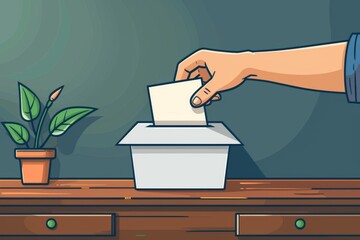 Hand Casting Vote: Minimalist Voting Ballot Design