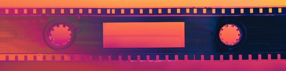 Detailed view of a tape recorder with a blurred backdrop, showcasing retro technology, background, wallpaper, banner