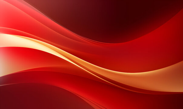 Abstract luxury red gold background, Generative AI