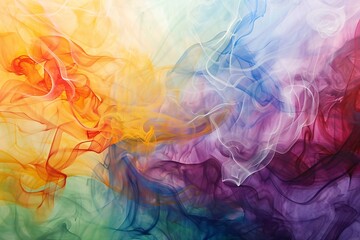 Colorful Smoke Art A Tribute to Pride Month Generative AI