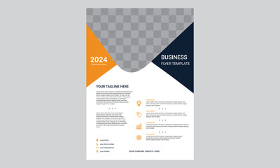modern corporative flyer template