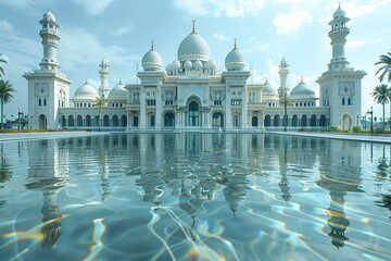 Obraz premium beautiful mosque Islamic background