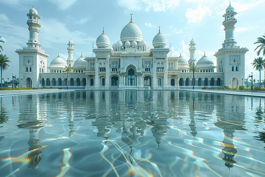 beautiful mosque Islamic background