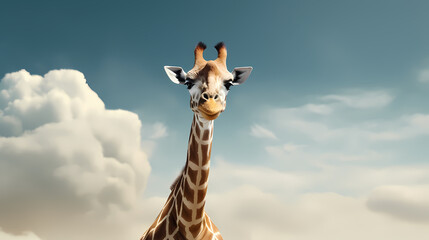 Giraffe portrait
