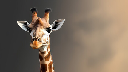 Fototapeta premium cute giraffe