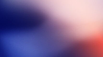 blue and red, grainy noise grungy texture color gradient rough abstract background shine bright light and glow , template empty space
