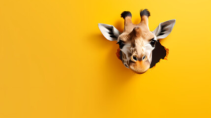 giraffe, creative art - obrazy, fototapety, plakaty