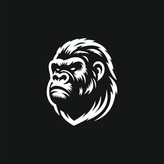 Gorilla logo vector