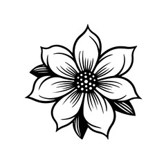 Flower vector illustration 