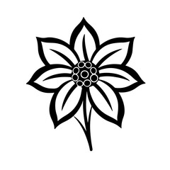 Flower vector illustration 