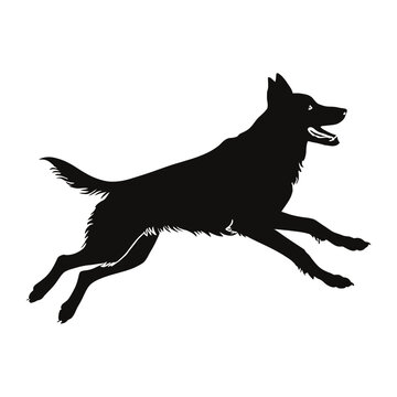 recommend clip art: German Shepherd Silhouette