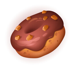Chocolate Decorated Donut