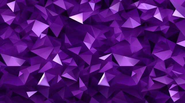small dark purple color triangles on light purple background