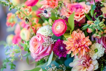 Vibrant Bloom Bouquet Artistry
