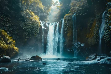  Breathtaking Cascading Waterfall Oasis © Nour
