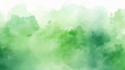 green vector colorful watercolor background - obrazy, fototapety, plakaty