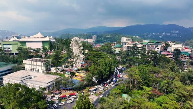 4K AERIAL VIDEO OF BAGUIO CITY