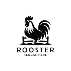 Fototapeta na wymiar Rooster logo vector