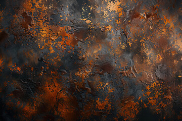 Dark rusty metal surface for background - obrazy, fototapety, plakaty