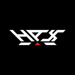 HAX letter logo vector design, HAX simple and modern logo. HAX luxurious alphabet design