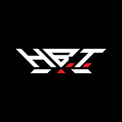 HBT letter logo vector design, HBT simple and modern logo. HBT luxurious alphabet design