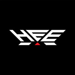 HEE letter logo vector design, HEE simple and modern logo. HEE luxurious alphabet design