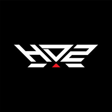 HDZ letter logo vector design, HDZ simple and modern logo. HDZ luxurious alphabet design