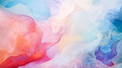 Fototapeta na wymiar A background of a mixture of pink, blue and white colors with dynamic and flowing abstract swirls. Creative texture wallpaper concept for design or advertising layout. Generated AI
