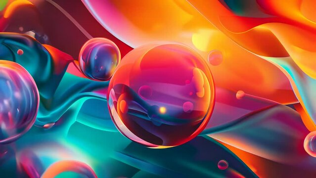 Abstract background with colorful water drops.,.