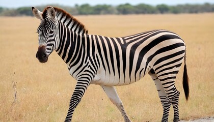 A Zebra In A Safari Tour