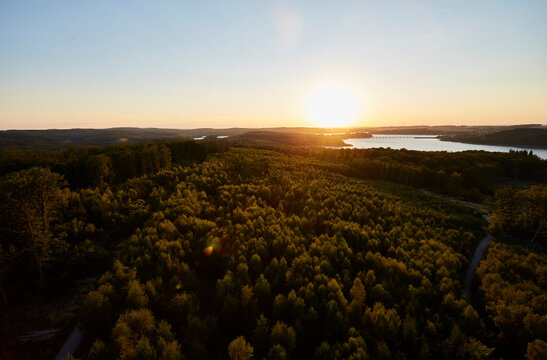 M&ouml;hneseeturm, Naturpark, Arnsberger Wald, Gemeinde M&ouml;hnesee, Kreis Soest, Landkreis Soest, NRW, Deutschland, Germany, 2022 