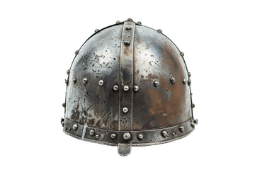 Metal Helmet With Rivets