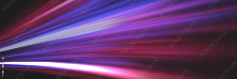 Wall mural modern abstract high speed light glare effect. futuristic technology of dynamic movement and speed.