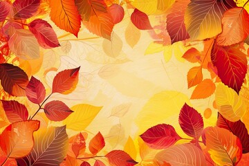 Autumn fall season background 