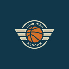 Basketball logo vector