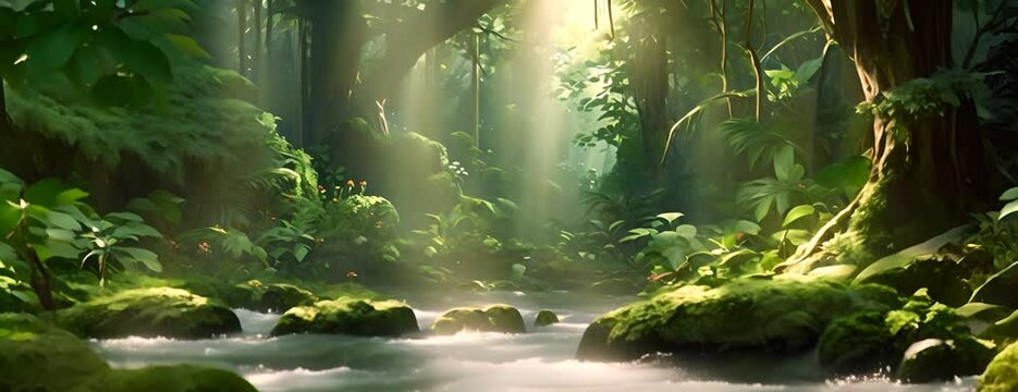 jungle landscape 4K Video