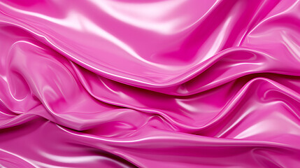 Obraz premium Pink liquid metal plastic flow abstract graphic poster web page PPT background
