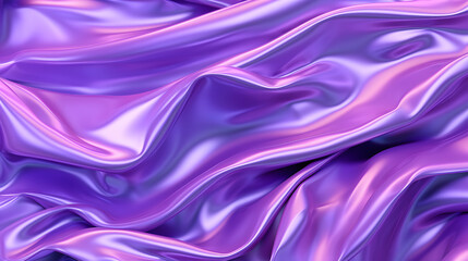 Obraz premium Purple liquid metal plastic flow abstract graphic poster web page PPT background