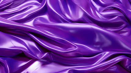 Obraz premium Purple liquid metal plastic flow abstract graphic poster web page PPT background