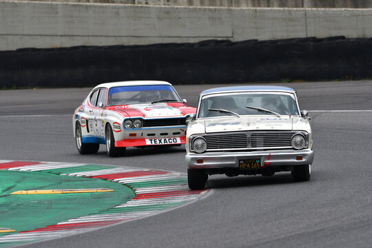 Scarperia, 2 April 2023: Ford Falcon Sprint 1964 in action during Mugello Classic 2023 at Mugello Circuit in Italy.
