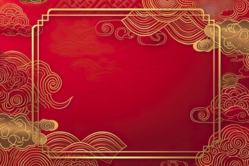 Lunar Chinese new year decoration banner