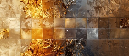 Digital design for interior abstract home decor with ceramic wall tile.