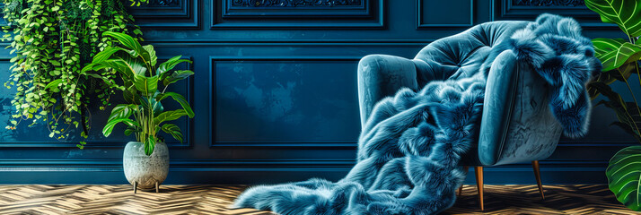 Comfort and Warmth: A Cozy Setting with Knitted Textures in Soft Light and Neutral Tones