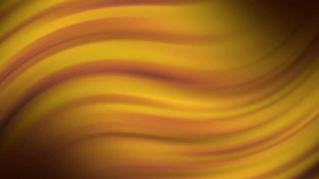 Minimalist abstract gold seamless loop animated background.  Wavy animated background with soft blurred gradient color.  Digital smooth wallpaper. Animated soft pattern.