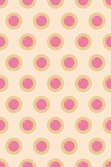 seamless pattern with cookies