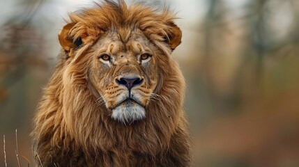 lion face