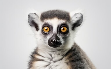 a happy baby ringtailed lemur