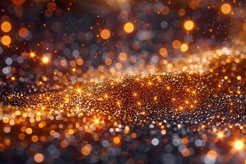 Obraz premium golden christmas background